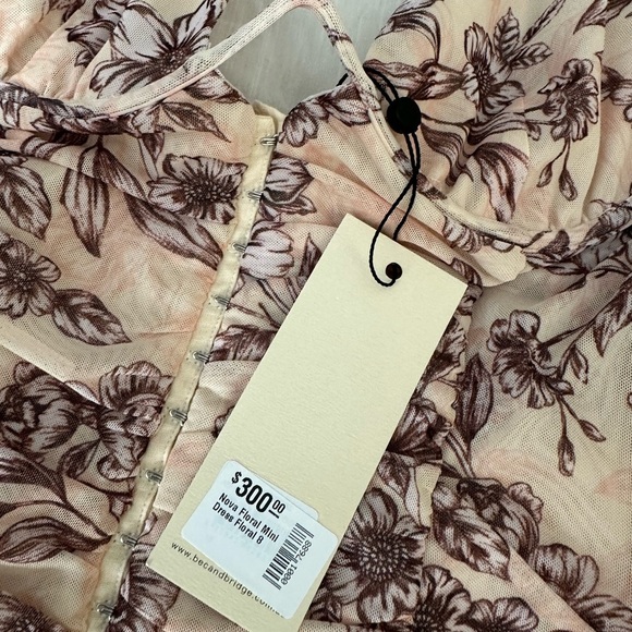 NWT BEC + BRIDGE  Nova Mini Dress In Florence Floral (17) - Picture 8 of 9